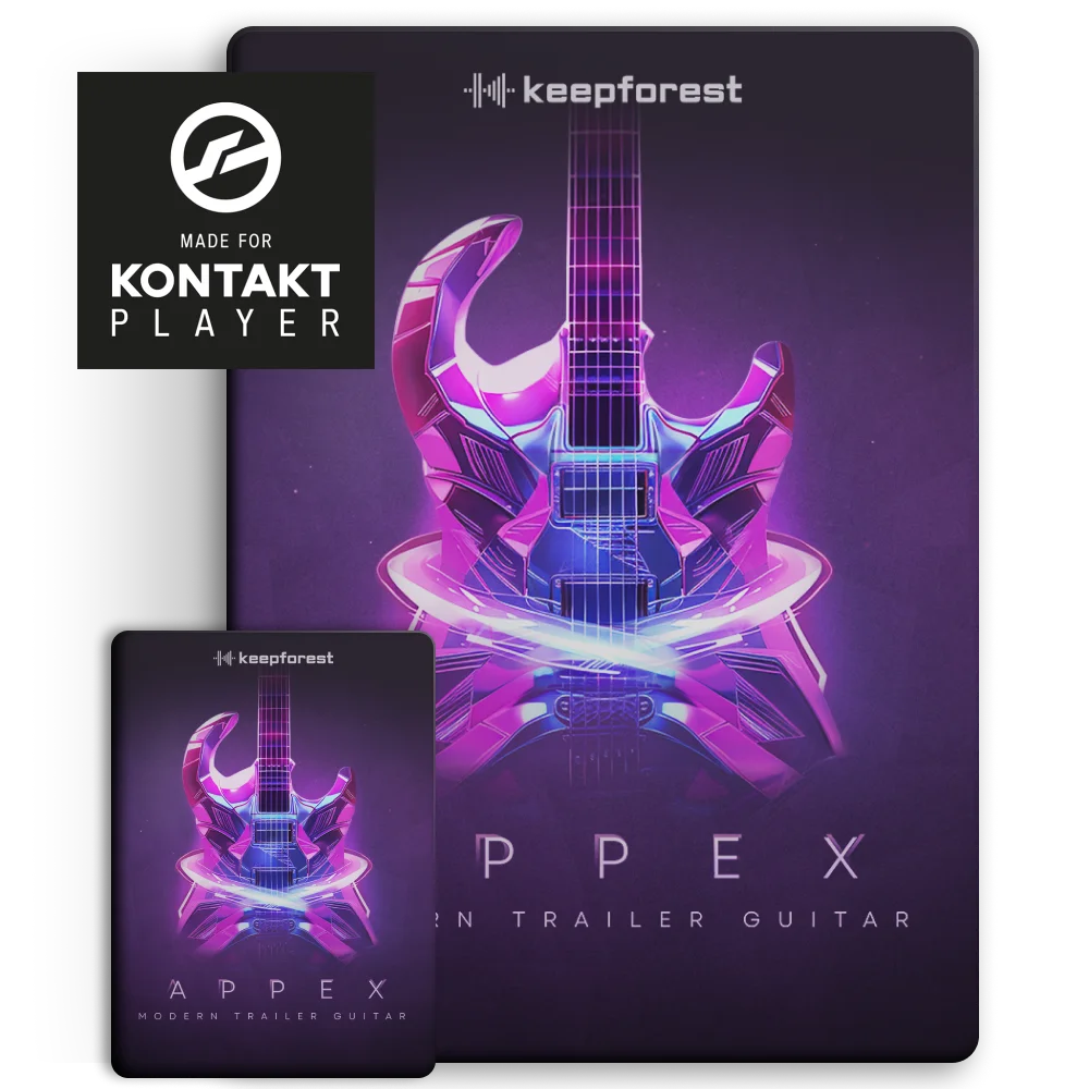 Appex — Modern Trailer Guitar Kontakt Instrument — Keepforest